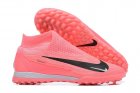 Nike Phantom GX Elite High-Top TF Soccer Cleats - Pink/Black