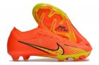 Nike Air Zoom Mercurial Vapor 15 Elite FG On Pitch - White/Blue/Laser Pink