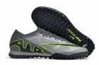 Nike Zoom Mercurial Vapor 15 Elite TF Turf - Chrome/Green