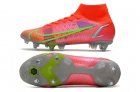 Nike Mercurial Superfly 8 Elite SG - Bright Crimson / Metallic Silver