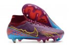 Nike Air Zoom Mercurial Superfly 9 Elite SG Anti Clog Mbappe - Dark Beetroot/Metallic Vivid Gold