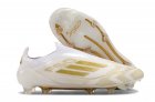 Adidas F50 Day Spark Elite Laceless FG - White/Gold Metallic/White