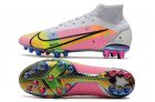 Nike Mercurial Superfly 8 'Dragonfly' Elite AG - White/Metallic Silver/Dark/Raisin