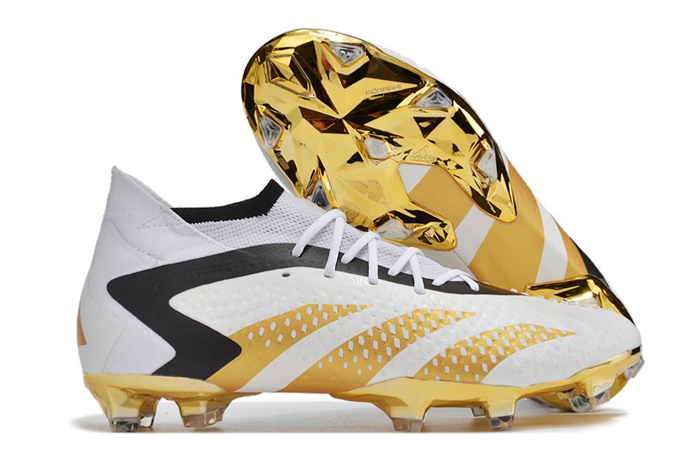 Adidas Predator Accuracy.1 FG Jude Bellingham - White/Gold/Black Adidas Predator Accuracy.1 FG Jude Bellingham - White/Gold/Black