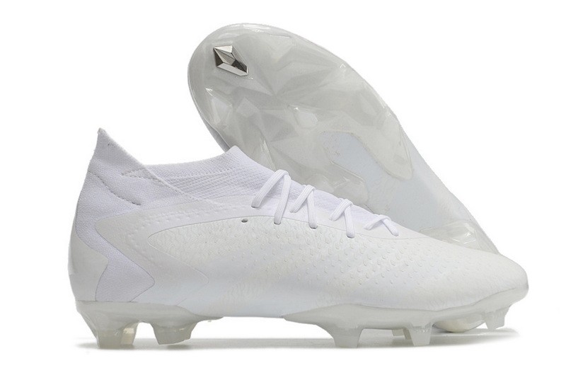 Adidas Predator Accuracy .1 FG Cleats Pearlized - Cloud White Adidas Predator Accuracy .1 FG Cleats Pearlized - Cloud White