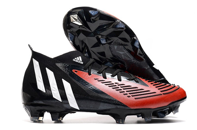 Adidas Predator Edge .1 FG Custom - Black/Red/White Adidas Predator Edge .1 FG Custom - Black/Red/White