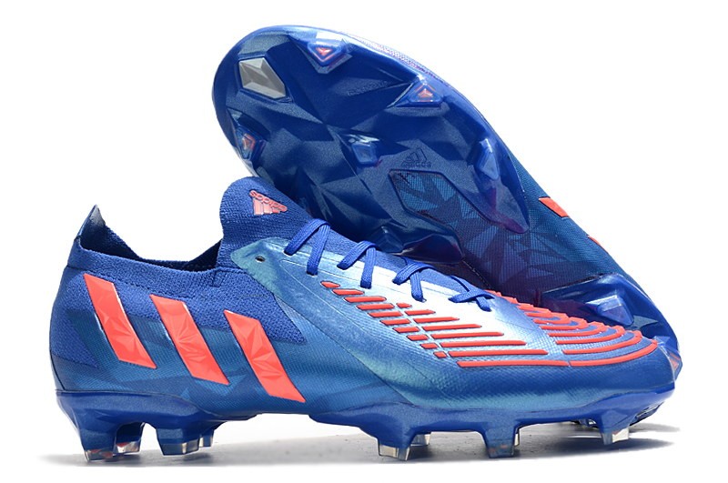 Adidas Predator Edge .1 Low FG Sapphire Edge - Hi-Res Blue/Red