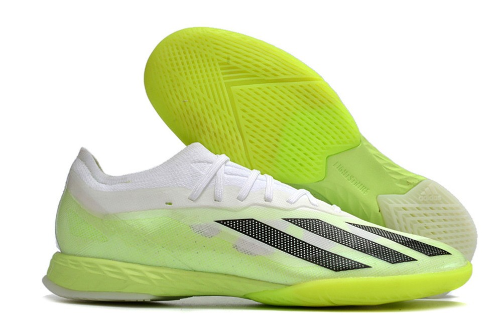 Adidas X Crazyfast.1 IC Indoor - White/Core Black/Lucid Lemon Adidas X Crazyfast.1 IC Indoor - White/Core Black/Lucid Lemon