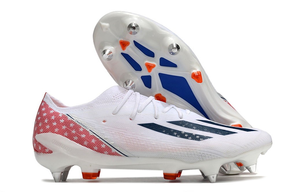 Adidas X Crazyfast.1 USA SG Soft Ground - White/Blue/Red Adidas X Crazyfast.1 USA SG Soft Ground - White/Blue/Red
