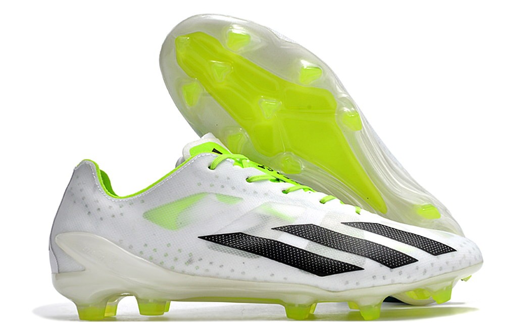 Adidas X Crazyfast+ Laced FG Crazyrush - Footwear White/Black/Lucid Lemon Adidas X Crazyfast+ Laced FG Crazyrush - Footwear White/Black/Lucid Lemon