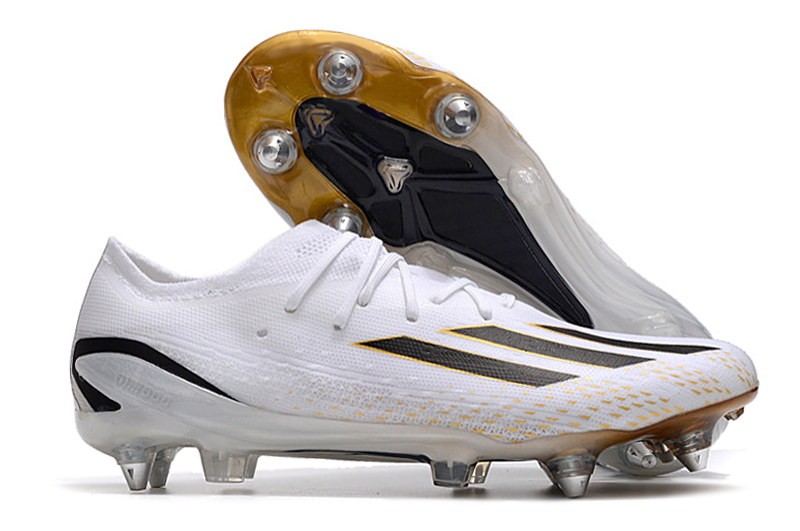 Adidas X SpeedPortal .1 SG Al Hilm - White/Black/Metallic Gold Adidas X SpeedPortal .1 SG Al Hilm - White/Black/Metallic Gold
