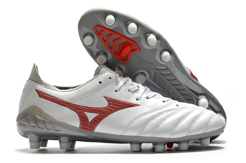 Mizuno Morelia Neo III Japan Fg - White / Grey / Red