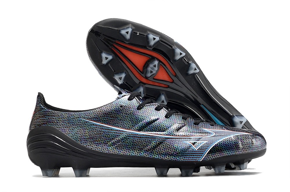 Mizuno Alpha Made In Japan FG Black Pack - Black/Blue/Red