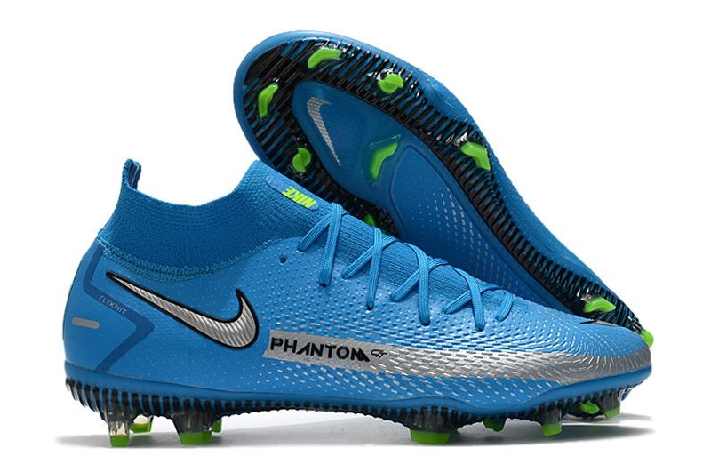 Nike Phantom GT Elite DF FG - Blue/Metallic Silver/Black