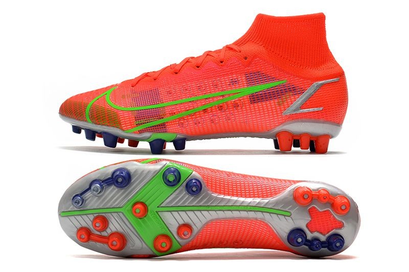 Nike Mercurial Superfly 8 Elite AG - Bright Crimson / Metallic Silver Nike Mercurial Superfly 8 Elite AG - Bright Crimson / Metallic Silver