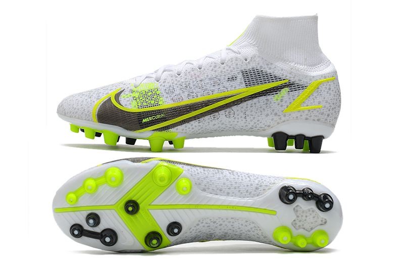 Nike Mercurial Superfly 8 Elite AG 'Silver Safari Pack' - White / Black / Metallic Silver / Volt Nike Mercurial Superfly 8 Elite AG 'Silver Safari Pack' - White / Black / Metallic Silver / Volt