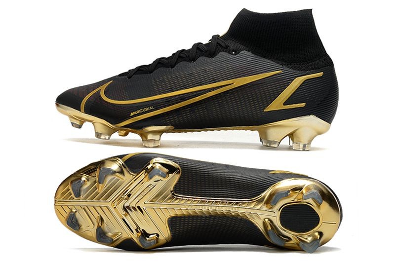 Nike Mercurial Superfly 8 Elite FG - Black/Gold