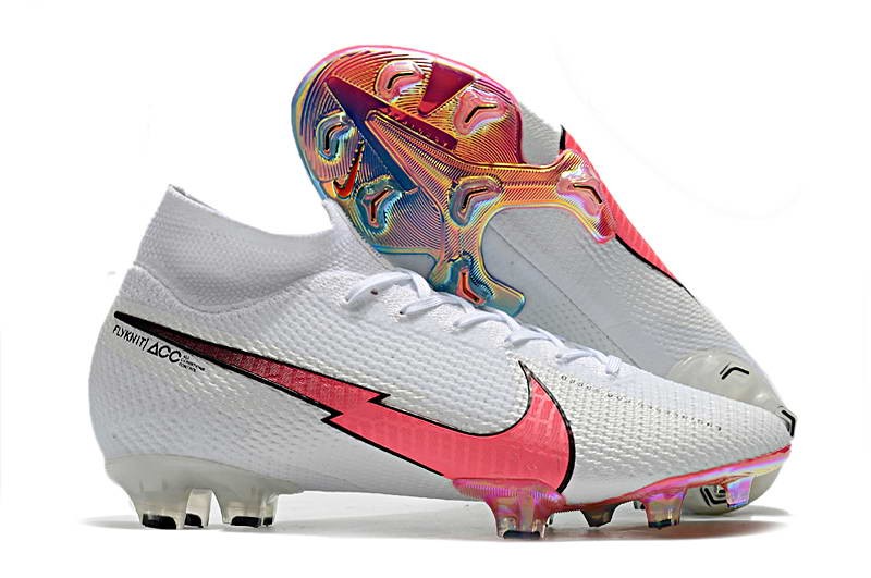 Nike Mercurial Superfly 7 Elite FG - White / Flash Crimson / Platinum Tint