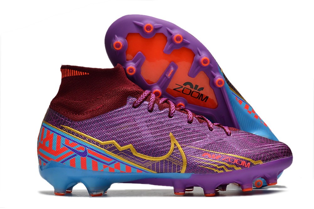 Kids Nike Mercurial Superfly 9 Elite AG Artificial Grass Mbappe Kids Nike Mercurial Superfly 9 Elite AG Artificial Grass Mbappe