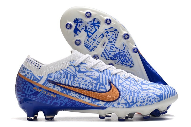 Nike Air Zoom Mercurial Vapor 15 Elite AG CR7 - White/Blue Nike Air Zoom Mercurial Vapor 15 Elite AG CR7 - White/Blue