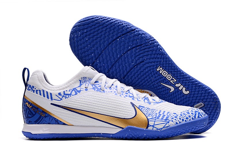 Nike Air Zoom Mercurial Vapor 15 Pro IC CR7 - White/Metallic Copper/Concord Nike Air Zoom Mercurial Vapor 15 Pro IC CR7 - White/Metallic Copper/Concord