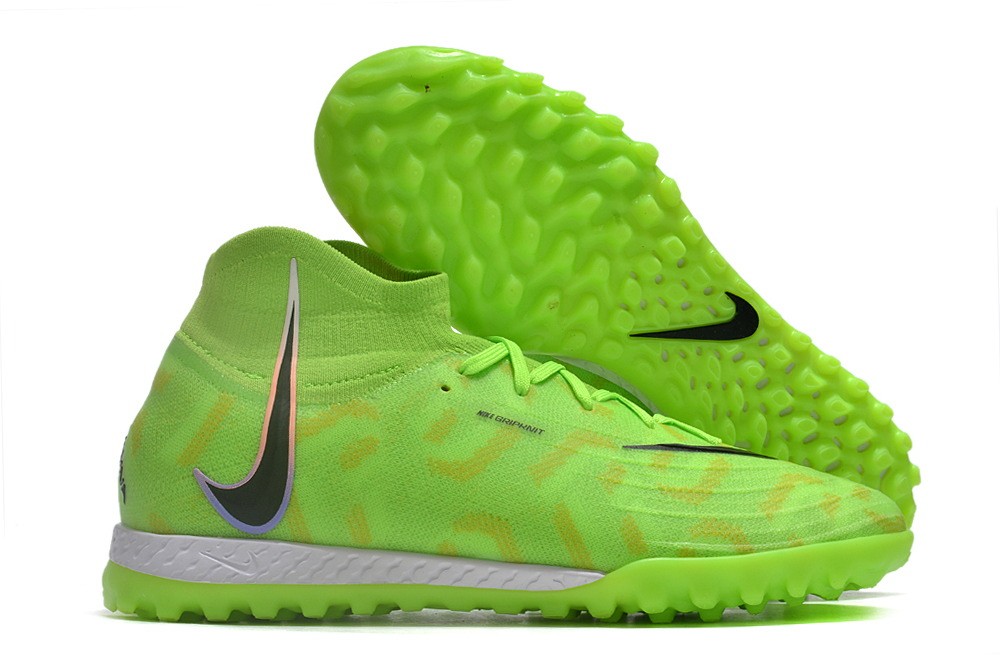 Nike By You Custom Phantom Luna Elite TF Turf - Green/Black Nike By You Custom Phantom Luna Elite TF Turf - Green/Black