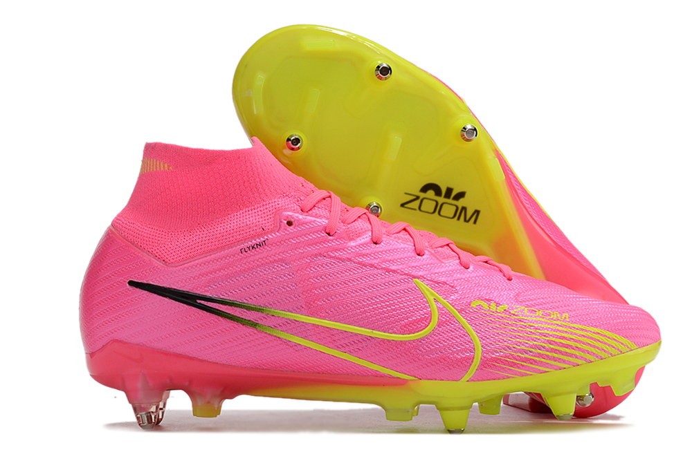 Nike Zoom Mercurial Superfly 9 Elite SG Pro Anti Clog Luminous Pack - Pink/Volt
