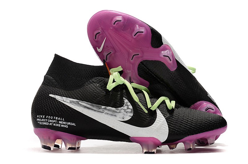 Nike Mercurial Superfly VII Elite FG - Black / White / Purple