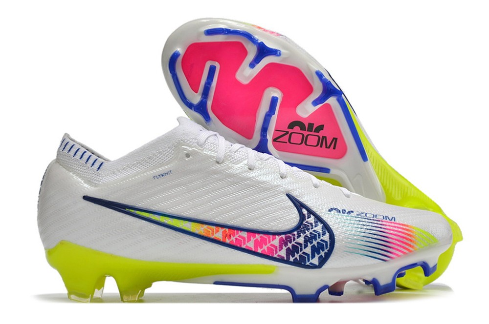 Nike Air Zoom Mercurial Vapor 15 Elite Fg 'Rainbow' - White/Multicolor Nike Air Zoom Mercurial Vapor 15 Elite Fg 'Rainbow' - White/Multicolor