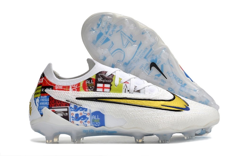 Nike Phantom GX Harry Kane All Top Elite FG - White/Gold/Blue/Multicolor Nike Phantom GX Harry Kane All Top Elite FG - White/Gold/Blue/Multicolor