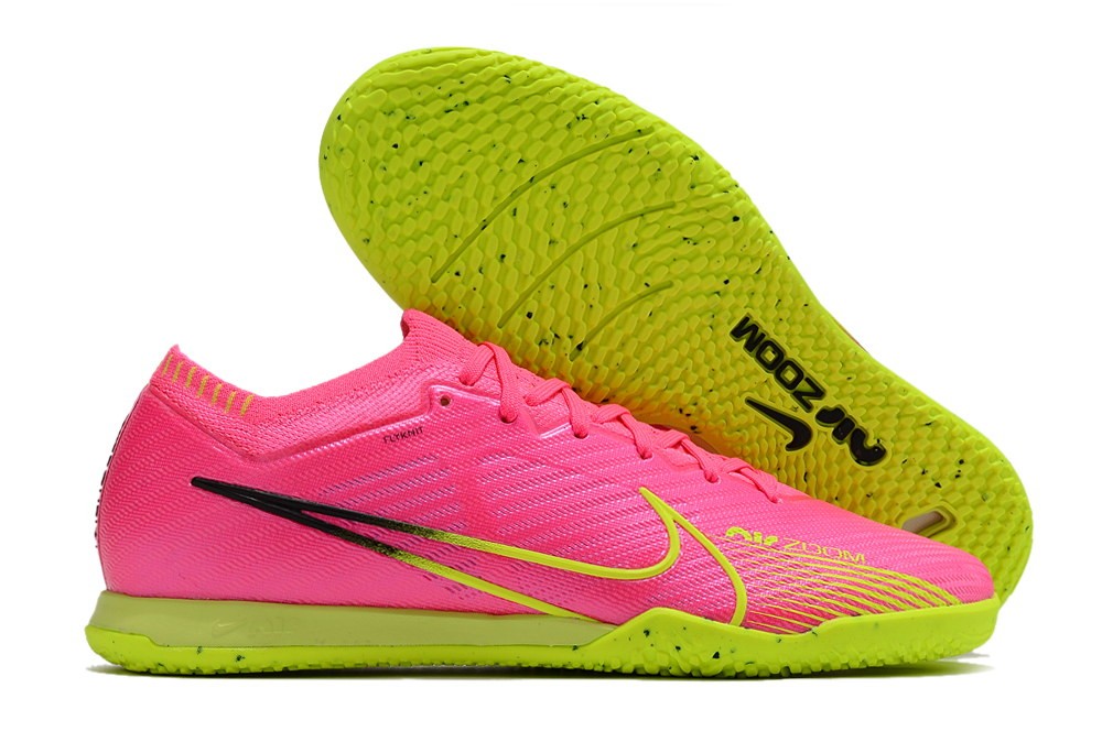 Nike Zoom Mercurial Vapor 15 IC Indoor Soccer Cleats - Volt/Pink Nike Zoom Mercurial Vapor 15 IC Indoor Soccer Cleats - Volt/Pink