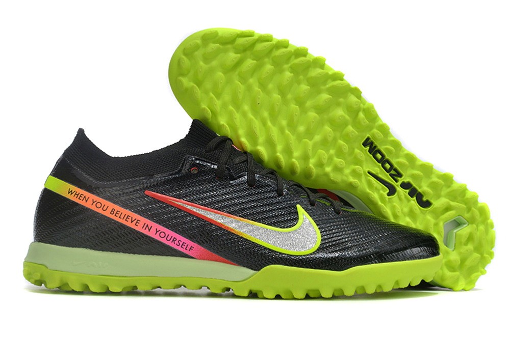 Nike Zoom Mercurial Vapor 15 Marcus Rashford Elite TF Turf - Black/Pink Nike Zoom Mercurial Vapor 15 Marcus Rashford Elite TF Turf - Black/Pink